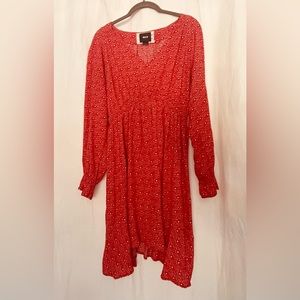 Maeve Anthropologie Prairie Dress Floral Size Large Petite